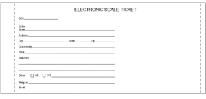 scale ticket image ES-49 4 X 9 4-Part - White Bond Papers, Blue One-Time Carbon